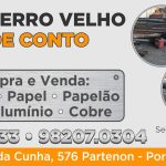 FERRO VELHO DE CONTO EM PORTO ALEGRE RS