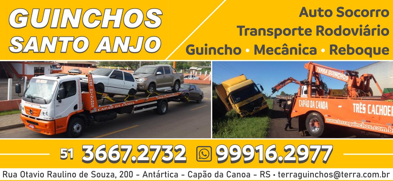 GUINCHOS SANTO ANJO GUINCHO 24 HORAS CAPÃO DA CANOA RS