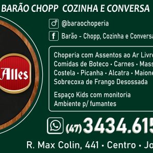 BARÃO CHOPP COZINHA E CONVERSA CENTRO DE JOINVILLE SC
