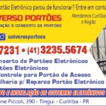 UNIVERSO PORTÕES ELETRÔNICOS INSTALAÇÃO MANUTENÇÃO E CONSERTO EM CURITIBA PR